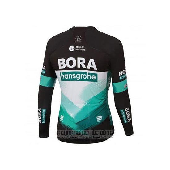 2020 Fahrradbekleidung Bora-Hansgrone Blau Shwarz Trikot Kurzarm und Tragerhose